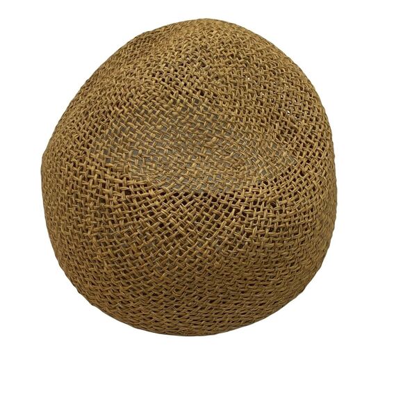 Newspaper Boy Straw Hat Vintage Country Gentleman Mens Brown Applejack One Size - Picture 4 of 14